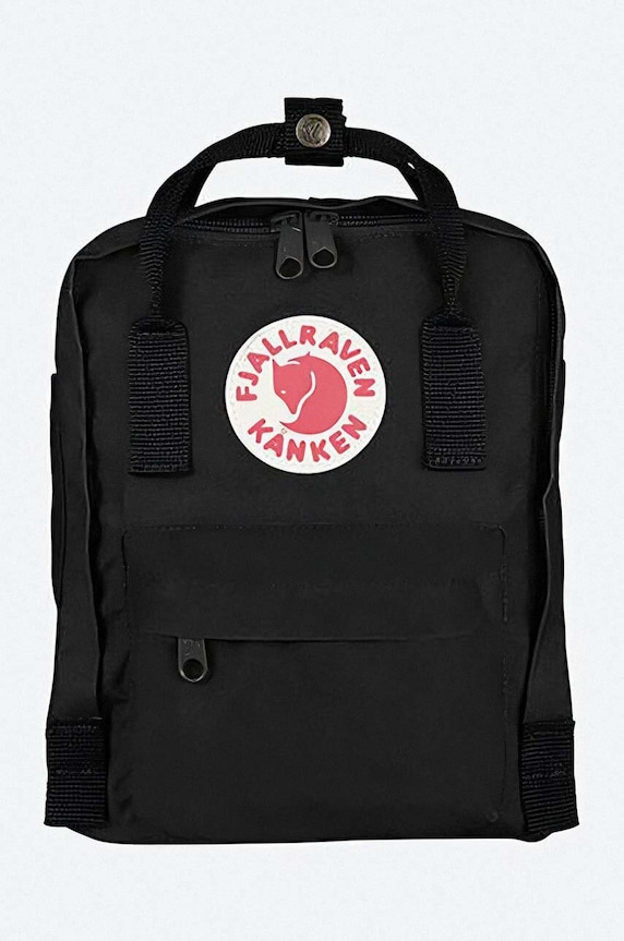 Σακίδιο πλάτης Fjallraven Kanken Mini υφασμάτινο μαύρο F23561.550