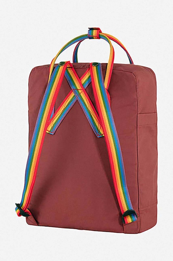 Σακίδιο πλάτης Fjallraven Kanken Rainbow κόκκινο F23620.326.907