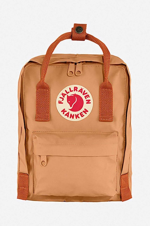 Σακίδιο πλάτης Fjallraven Kanken Mini υφασμάτινο καφέ F23561.241.243