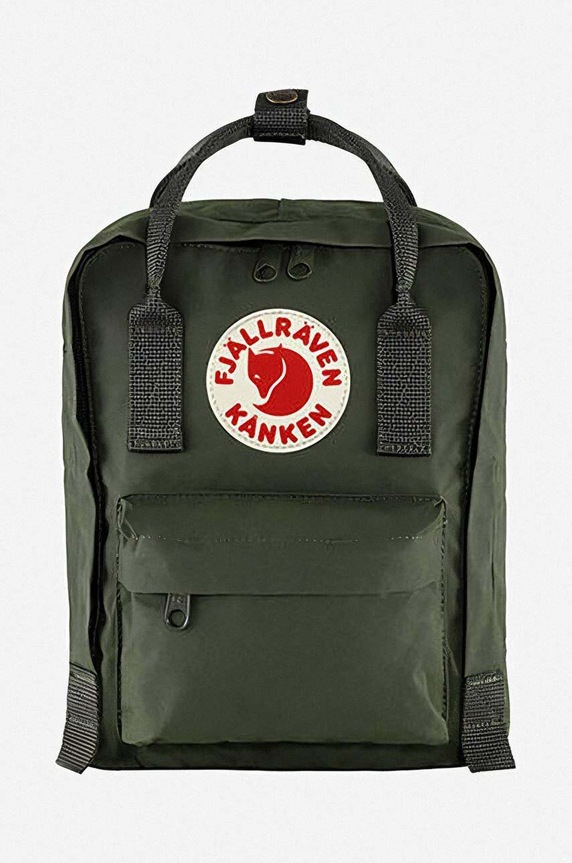 Ruksak Fjallraven Kanken Mini jednofarebný zelená F23561.660