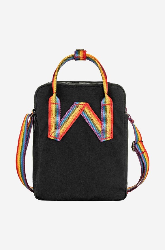 Doplnky Malá taška Fjallraven Kanken Rainbow Sling F23623.550.907 čierna