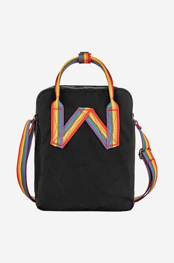 Doplnky Malá taška Fjallraven Kanken Rainbow Sling F23623.550.907 čierna