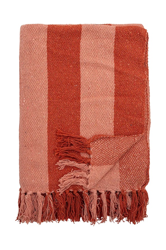 Κουβέρτα Bloomingville Frello 160 x 130 cm πορτοκαλί 82062679
