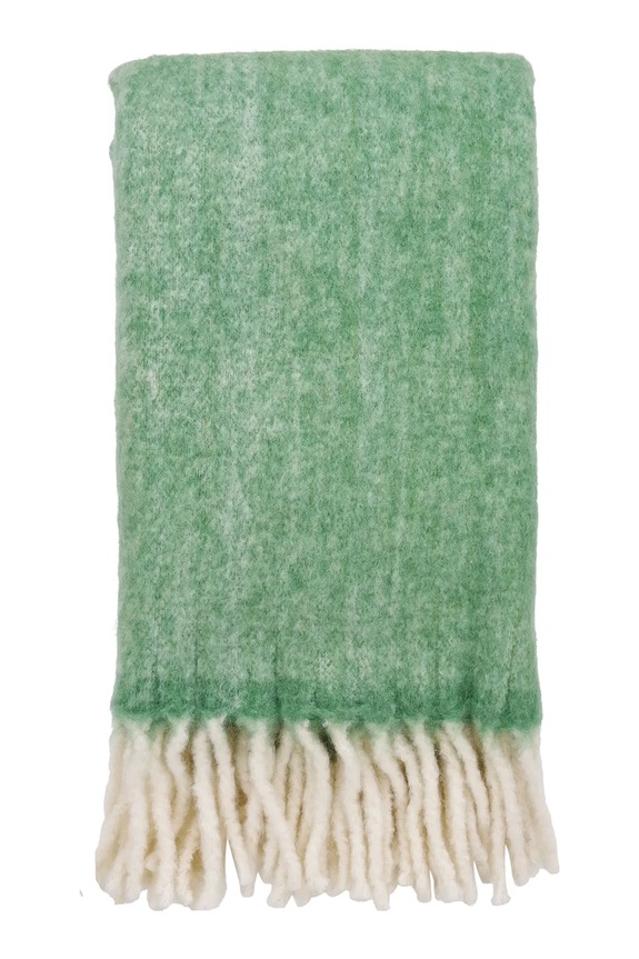 Vuneni pokrivač House Nordic Caramel 130 x 170 cm zelena 3960925