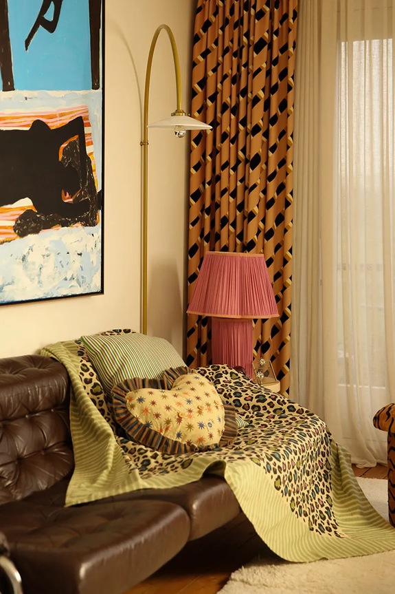 Βαμβακερό κάλυμμα Doing Goods Disco Leopard Double 240 x 280 cm 1.40.30.115.990.5 πολύχρωμο