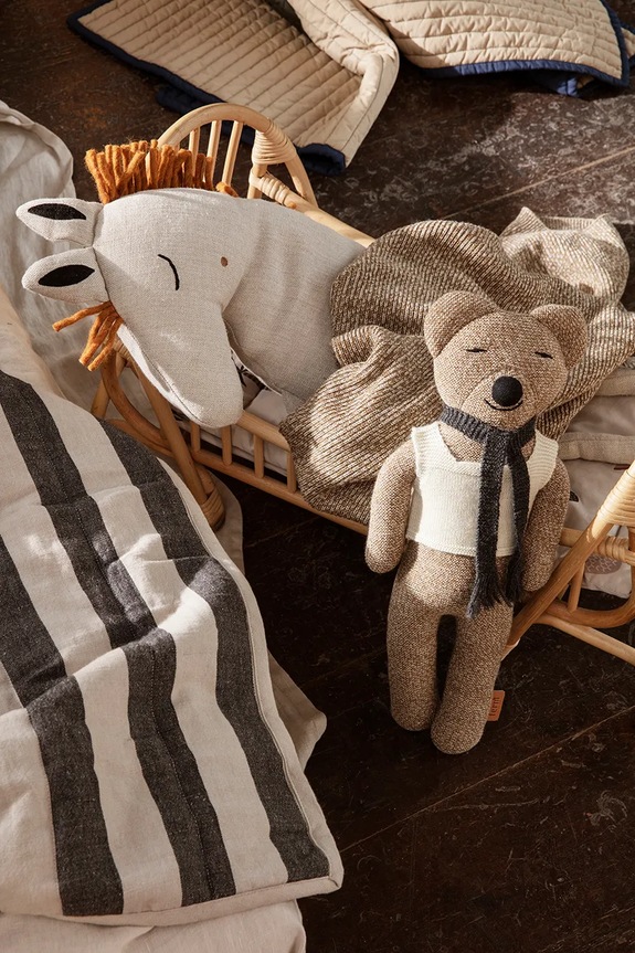 ferm LIVING copriletto con cotone Grand 120 x 170 cm 1104264319 multicolore