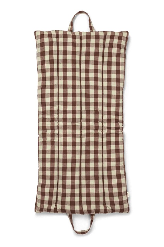 ferm LIVING poduszka na krzesło Bothy 70 x 100 cm brązowy 1104269063