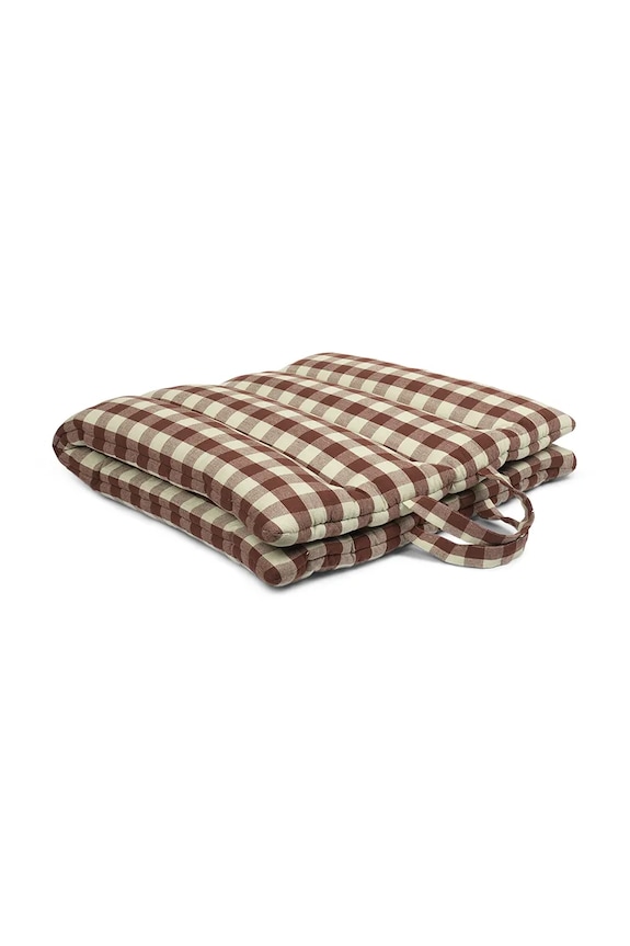 ferm LIVING poduszka na krzesło Bothy 70 x 100 cm 1104269063 brązowy AA00