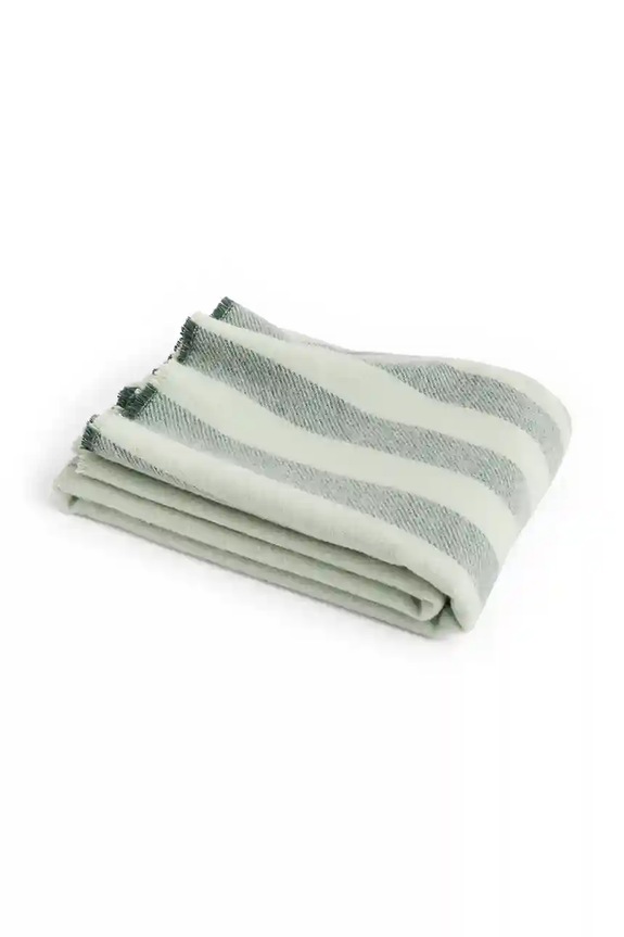 HAY woollen blanket Duo 130 x 180 cm turquoise AF173.D809.AB97