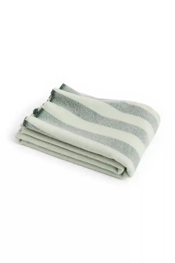 HAY woollen blanket Duo 130 x 180 cm turquoise AF173.D809.AB97