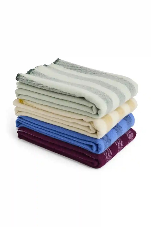 HAY woollen blanket Duo 130 x 180 cm AF173.D809.AB97 turquoise AA00