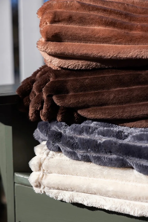 Κουβέρτα Sagaform Esther 130 x 170 cm 5018632 πορτοκαλί AA00