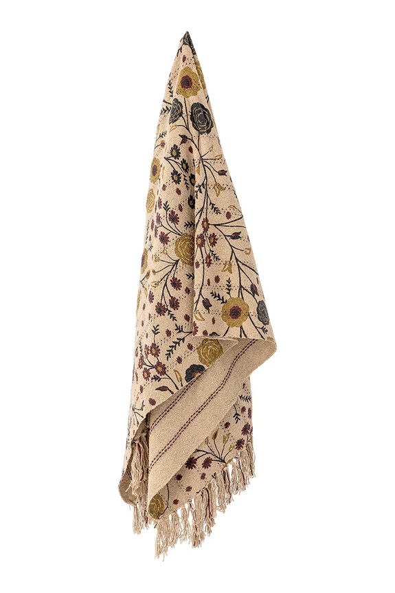 Bloomingville cuvertură de pat din bumbac Eydis 160 x 130 cm 82062912 multicolor AA00