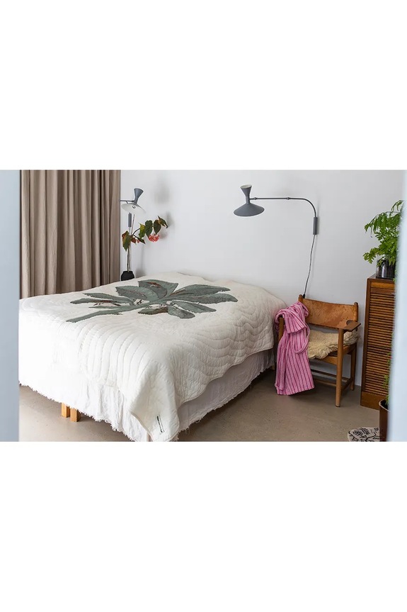 Bongusta cuvertură de pat din bumbac Paradise 260 x 270 cm alb BON36