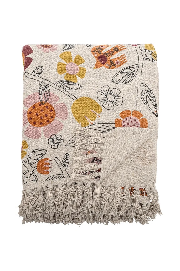 Bloomingville Pregrinjalo iz tekstilnega materiala 160 x 130 cm pisana 82063139