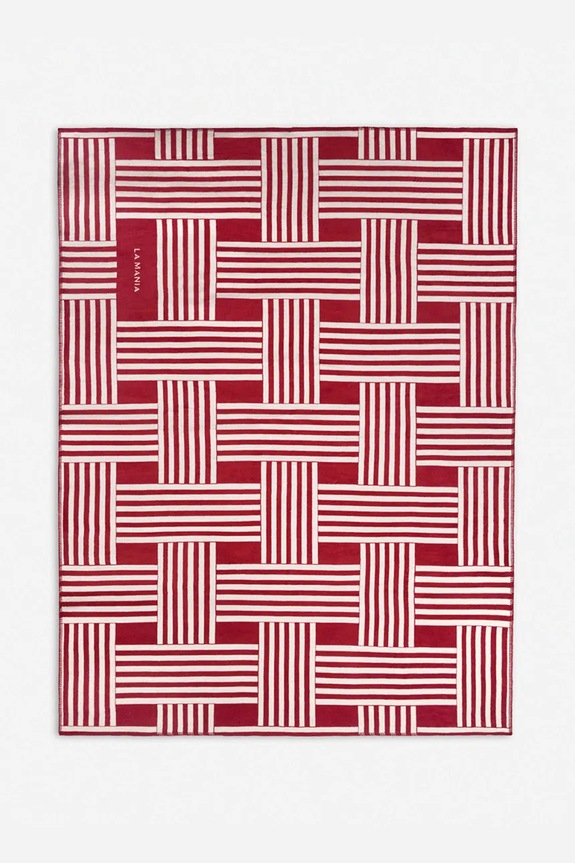 La Mania κουβέρτα από βαμβάκι 200 x 150 cm κόκκινο 5905549435847