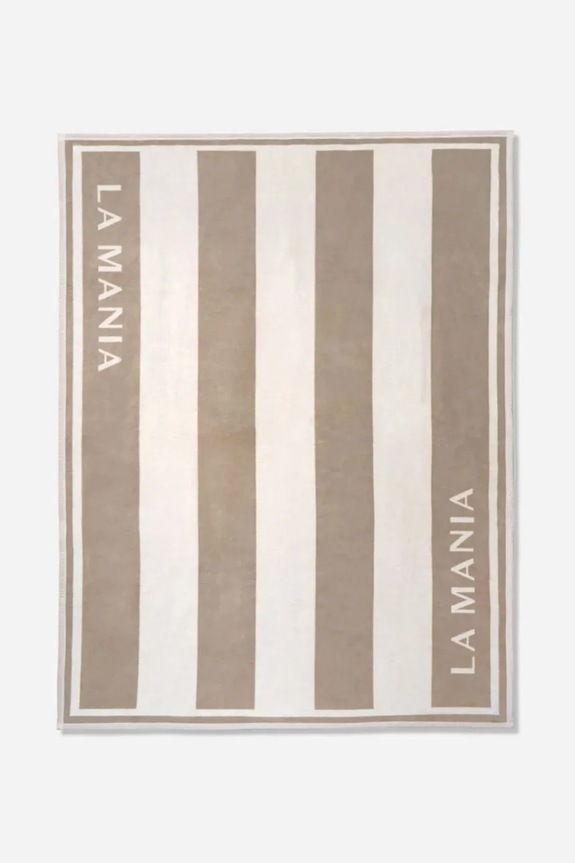 La Mania κουβέρτα από βαμβάκι 200 x 150 cm μπεζ 5905549417331