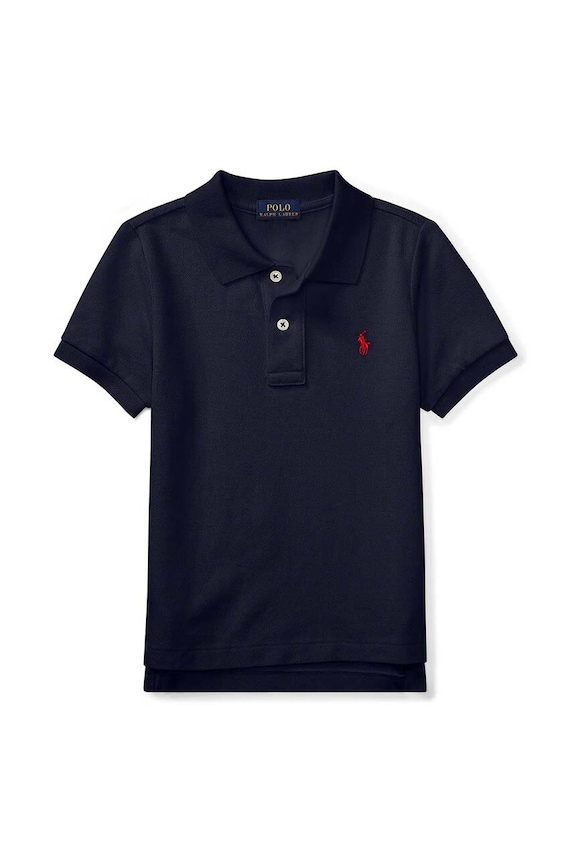Polo Ralph Lauren - Детска тениска с яка 110-128 cm памук тъмносин 322603252005