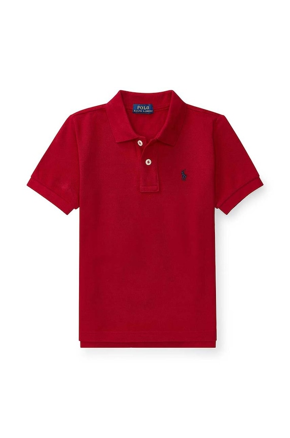Polo Ralph Lauren - Tricou polo copii 110-128 cm fixat rosu 322603252009