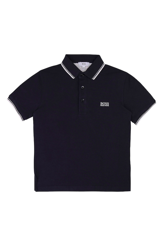 BOSS - Polo dziecięce 104-110 cm J25P17 bawełna granatowy J25P17
