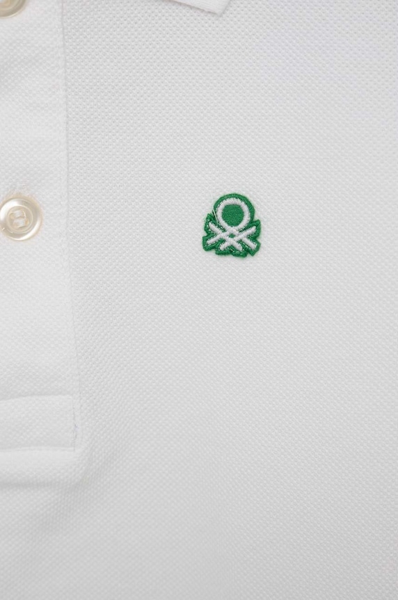 Detská bavlenná polokošeľa United Colors of Benetton 3089G3008.P.NOS béžová AA00