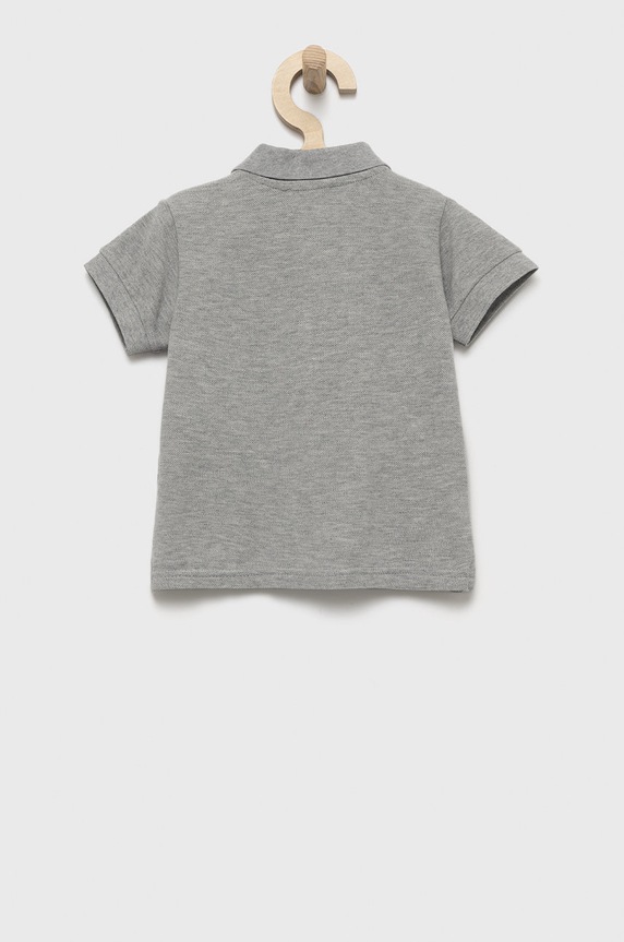 Παιδικά βαμβακερά μπλουζάκια πόλο United Colors of Benetton 3089G3008.P.NOS γκρί AA00