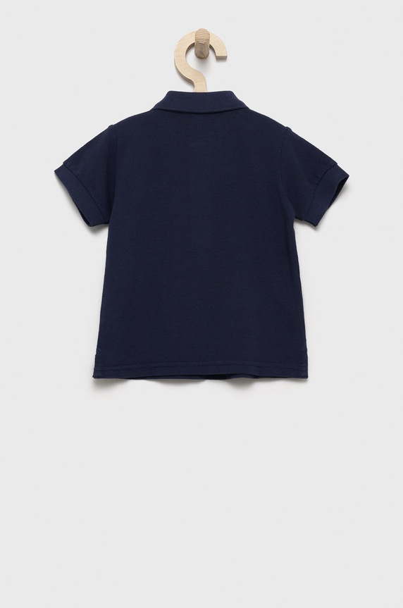 Παιδικά βαμβακερά μπλουζάκια πόλο United Colors of Benetton 3089G3008.P.NOS σκούρο μπλε AA00