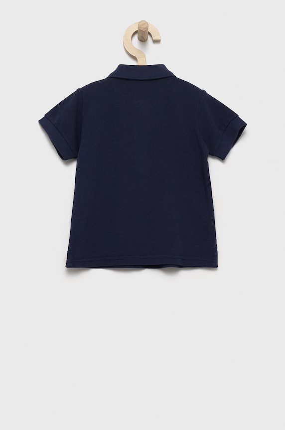 Παιδικά βαμβακερά μπλουζάκια πόλο United Colors of Benetton 3089G3008.P.NOS σκούρο μπλε AA00