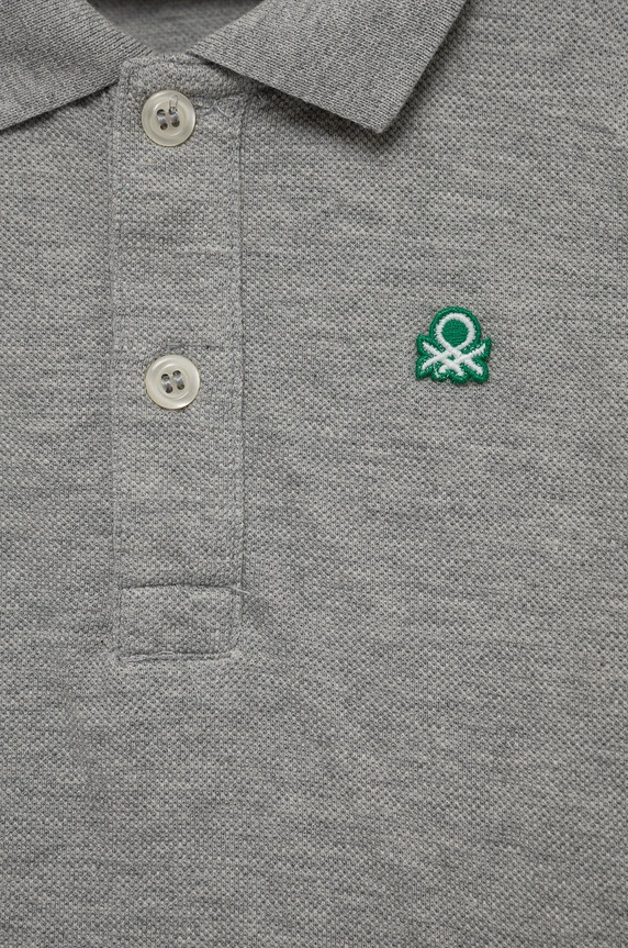 United Colors of Benetton longsleeve din bumbac pentru copii 3089G3009.P.NOS gri AA00