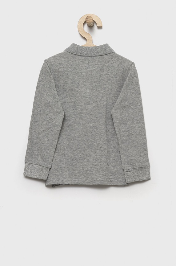Băieți United Colors of Benetton longsleeve din bumbac pentru copii 3089G3009.P.NOS gri