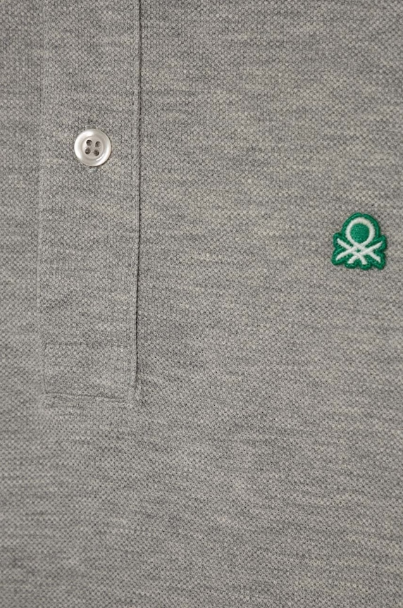Fiú United Colors of Benetton gyerek pamut póló 3089C300Q.G.NOS.9BYX szürke