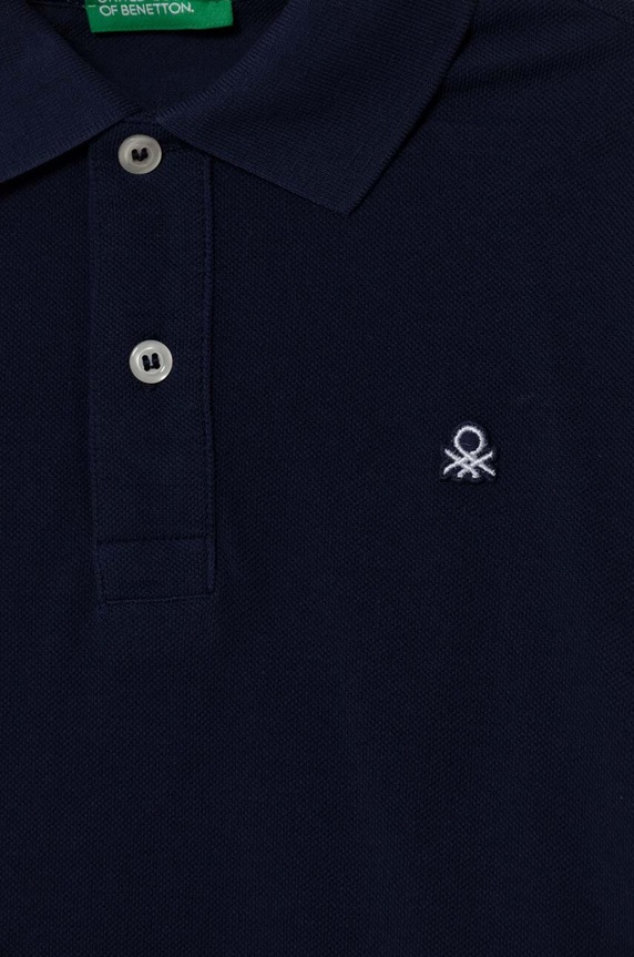 Αγορίστικα Παιδικό βαμβακερό μακρυμάνικο United Colors of Benetton 3089C300Z.G.NOS σκούρο μπλε