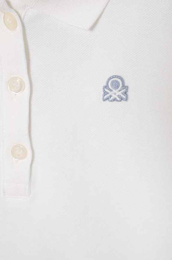 CHLAPEC Dětské polo tričko United Colors of Benetton 3WG9G300A.P.Continuativ bílá
