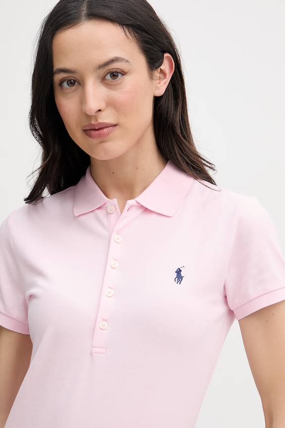 Polo Ralph Lauren dámské polo růžová 211B18200