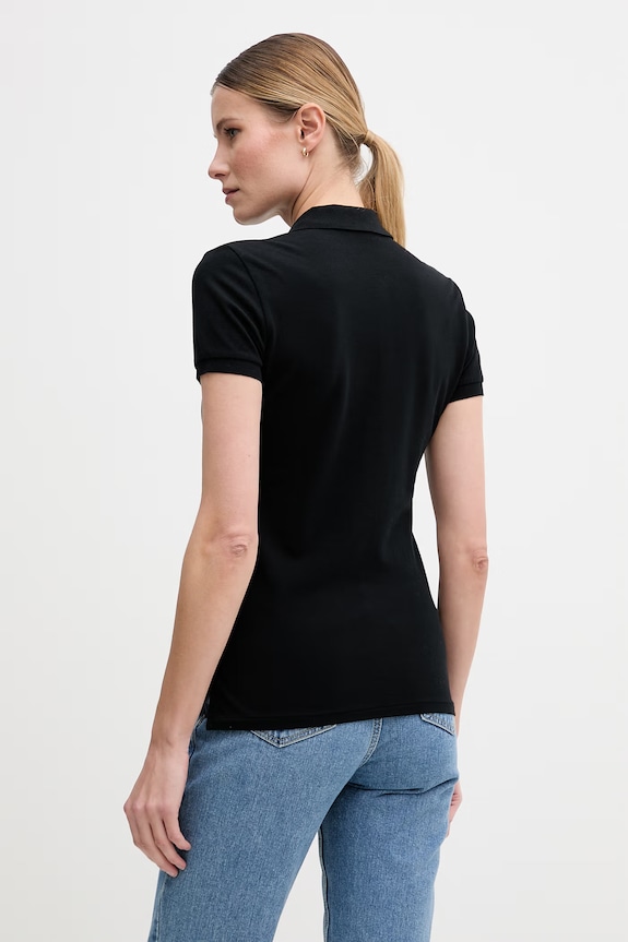 Дрехи Polo Ralph Lauren тениска с яка дамска 211B18200 черен