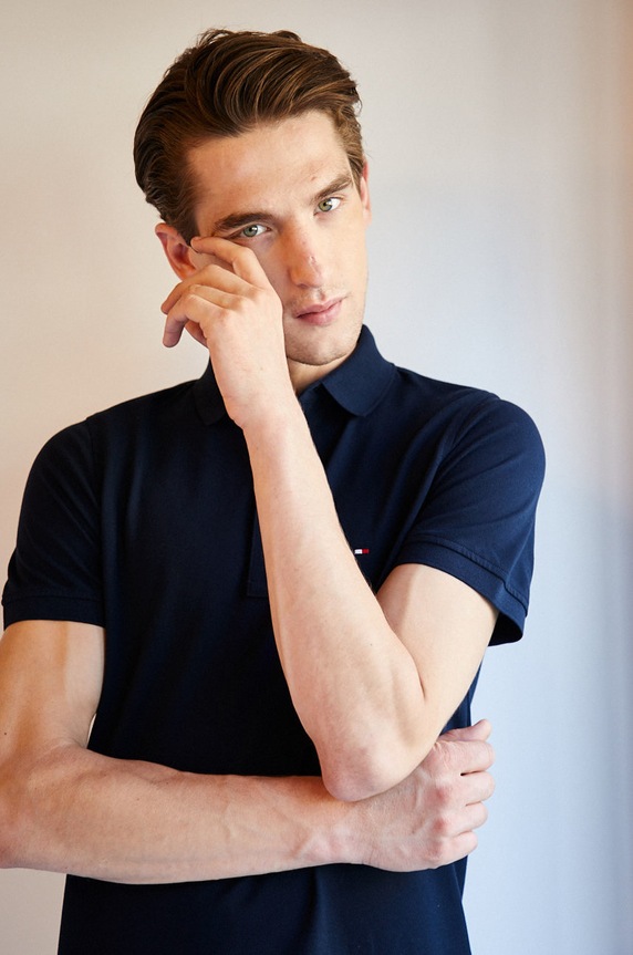 Tommy Hilfiger - Pánske polo tričko MW0MW04975
