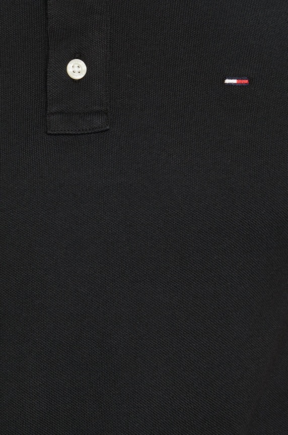 Tommy Jeans - Pánske polo tričko DM0DM04266 čierna AA00