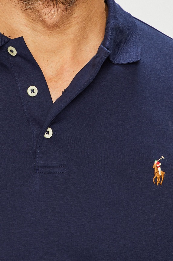 Polo tričko Polo Ralph Lauren 710685514003 námořnická modř