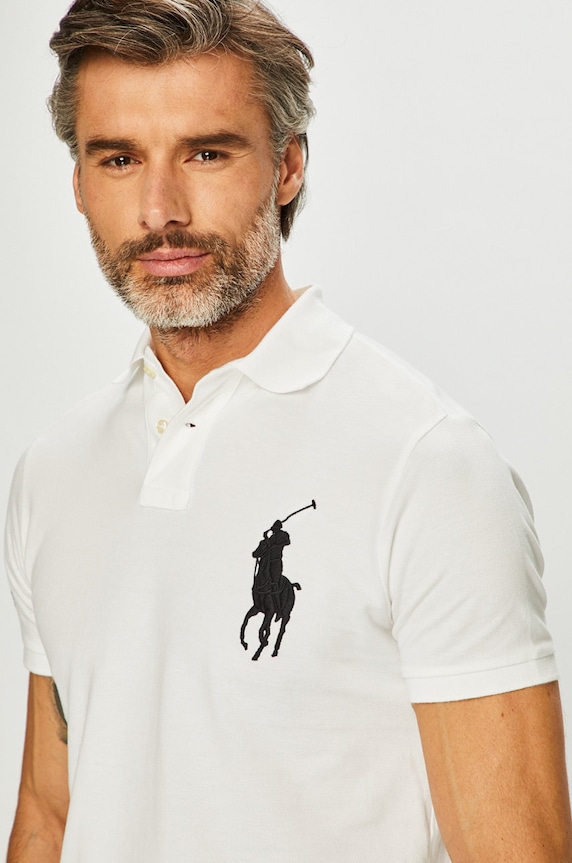 Polo tričko Polo Ralph Lauren biela 710688969003