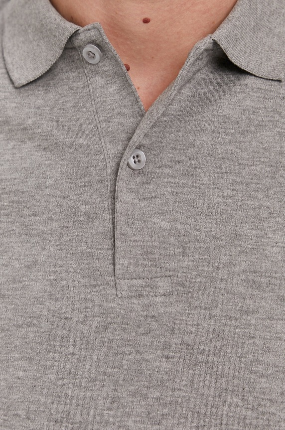 Selected Homme - Polo 16072841 szary