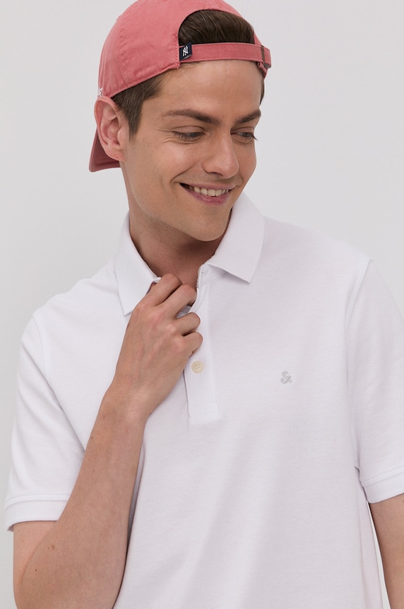 Jack & Jones bawełna biały 12136668