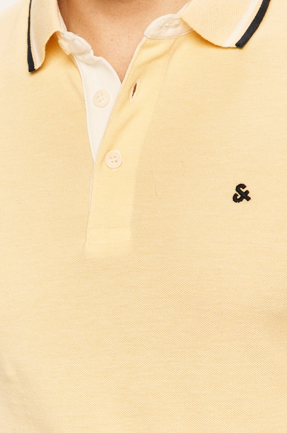 Jack & Jones Polo 12136668 żółty