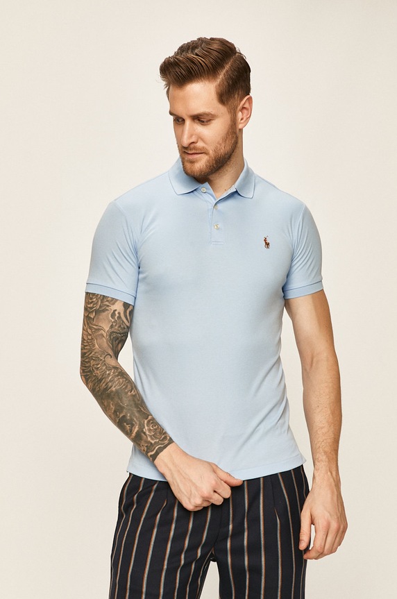 Polo Ralph Lauren - Polo 710685514004 aplikacja niebieski 710685514004