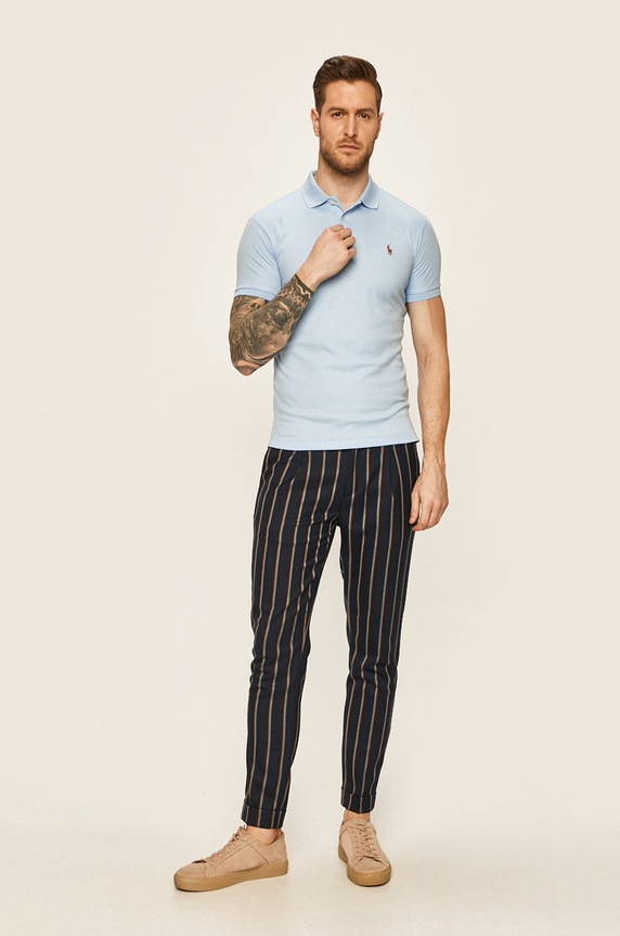 Polo Ralph Lauren - Polo 710685514004 710685514004 niebieski AA00