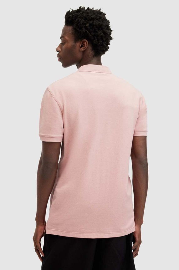 Oblečenie AllSaints polo tričko MD051H ružová