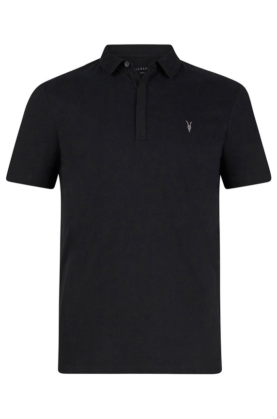 AllSaints – Polo BRACE SS POLO MD103H czarny