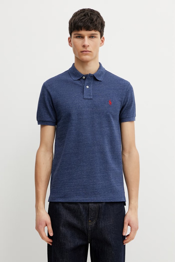 Polo Ralph Lauren polo regolare blu navy 710548797012