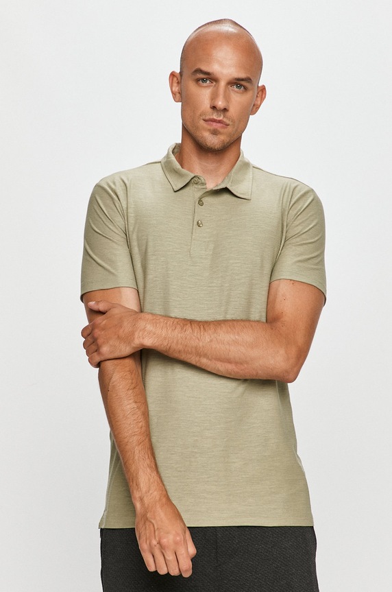 Only & Sons - Polo z elastanem zielony 22016346