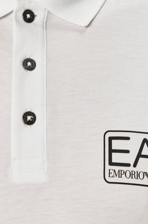 EA7 Emporio Armani - Polo 8NPF12.PJNQZ bijela