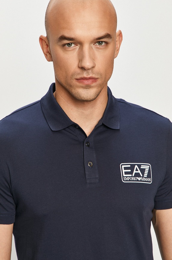 EA7 Emporio Armani - Polo tričko námořnická modř 8NPF12.PJNQZ